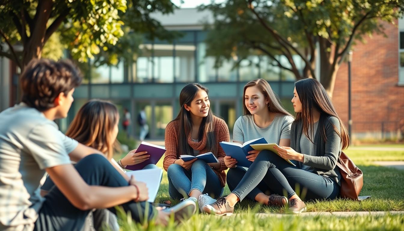 Student developing practical and academic skills